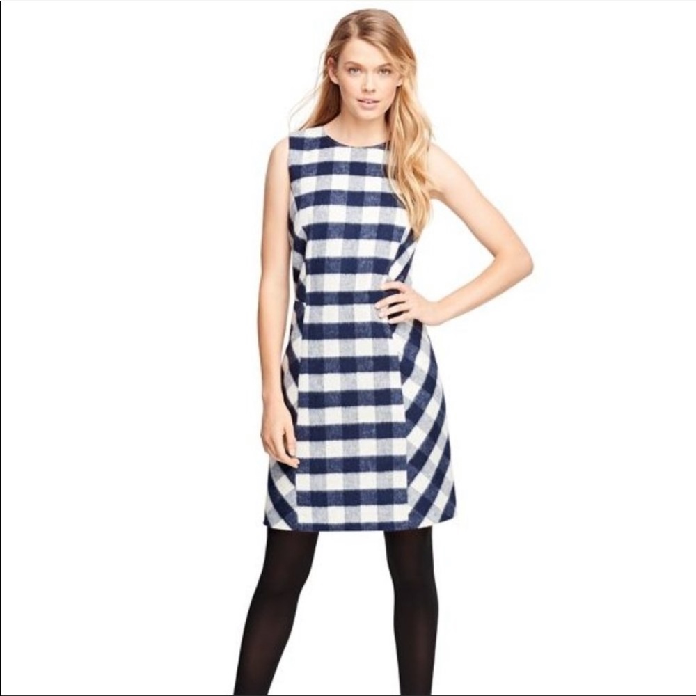 Brooks Brothers Red Fleece Buffalo Check Dress